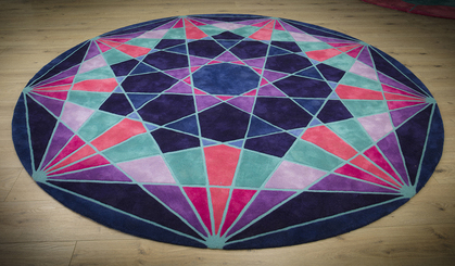 ADRIAN WONG and SHANE ASPEGREN, Solfeggio, 2016, wool, d: 300 cm. Courtesy the artists and Rossi & Rossi Hong Kong.