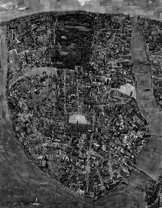 SOHEI NISHINO, Diorama Map, New York, 2006, lightjet print on Kodak Endura, 172 × 133 cm. Courtesy the artist and Bryce Wolkowitz Gallery, New York, and Michael Hoppen Gallery, London.