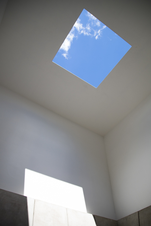 Converted from an old deer shelter, and comprising a minimal space from which only the sky is visible through a square hole in the ceiling, JAMES TURRELL’s Deer Shelter Skyspace (2007) makes the rolling Yorkshire hills feel a world away.