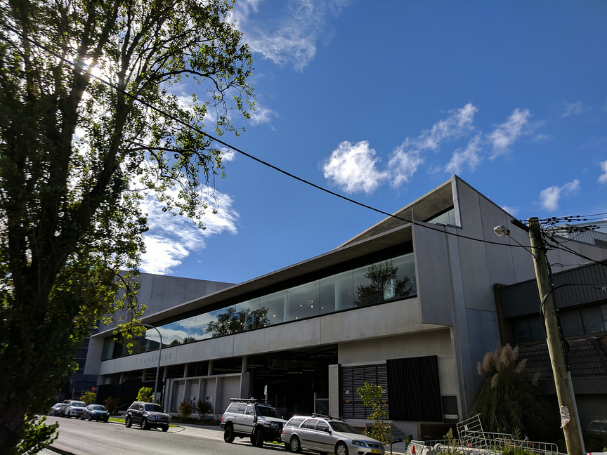 Exterior view of Judith Neilson’s new space, Dangrove, Sydney, 2018.