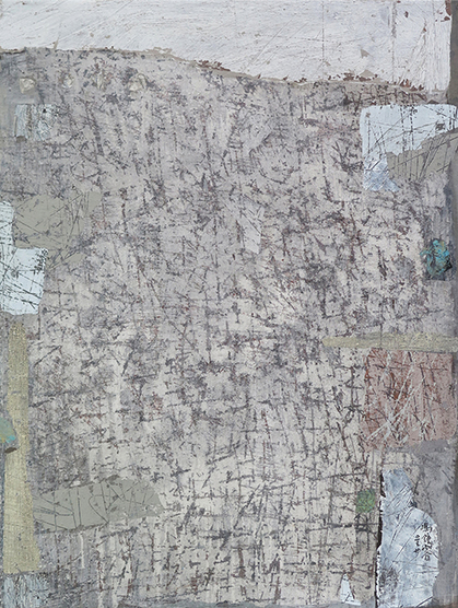 FONG CHUNG-RAY, 01–20, 2001, mixed media on canavs, 122 × 91cm. Courtesy the artist and Galerie du Monde, Hong Kong.