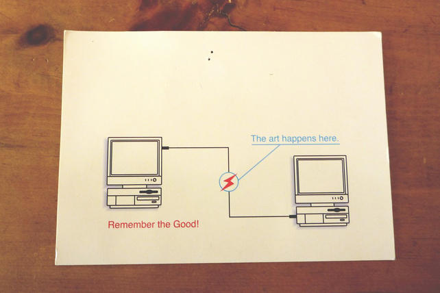 MTAA, Simple Net Art Diagram, 1997, digital image. Via Net Art Anthology.